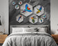 Modern parrot wallpaper