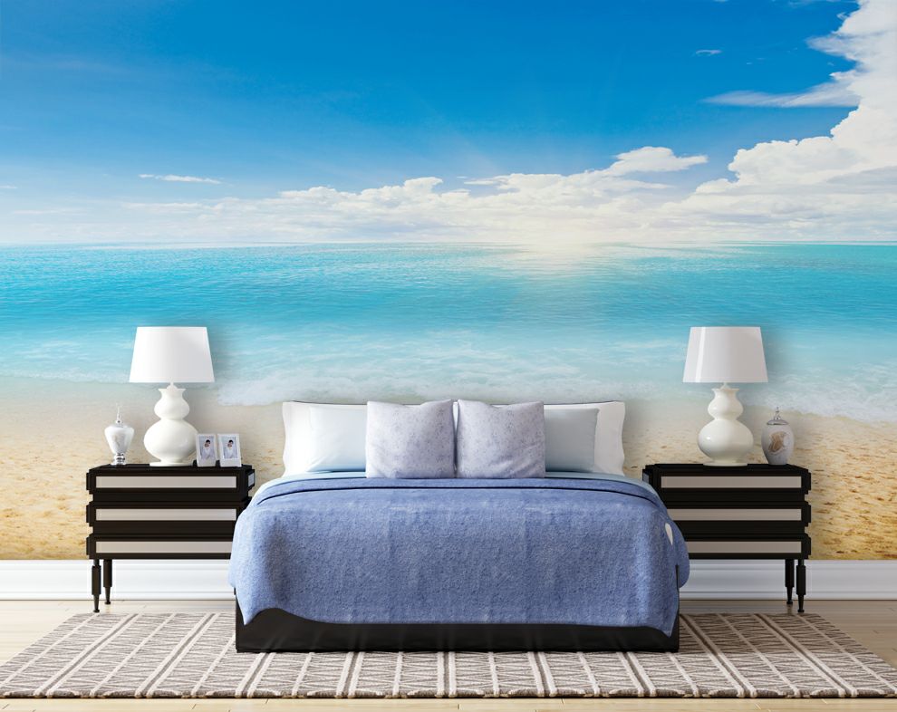 3D Sea Wave With Beach Wallpaper