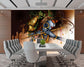 Krishna flute wall art wallpaper for pooja room - view 4