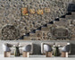 Stone wall love label cafe wallpaper - view 2