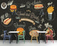 Burger and fast food restaurant wallpaper - view 2