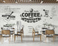 Coffee shop wallpaper for cafe and restaurant wall - view 2
