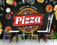 Pizza shop blackboard wallpaper - view 2