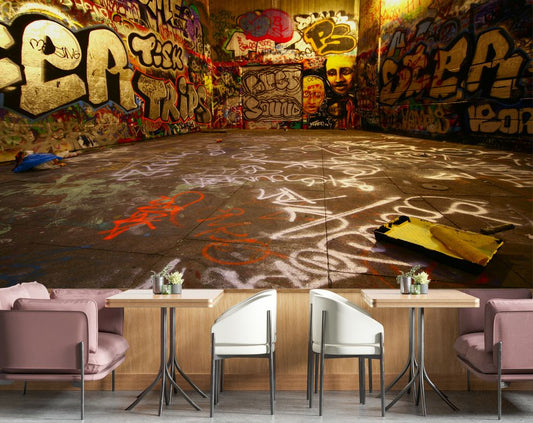Graffiti 3D Desktop Wallpaper Wall murals Wallpapers