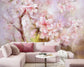 Cherry blossom floral painting wallpaper - view 3