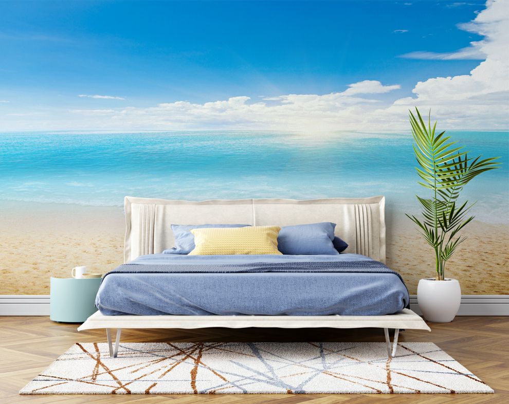 3D Sea Wave With Beach Wallpaper