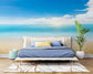 Bedroom - 3D Sea Wave With Beach Wallpaper