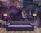 Abstract purple marble wallpaper - view 3