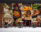 Indian fast food cafe wallpaper - view 2