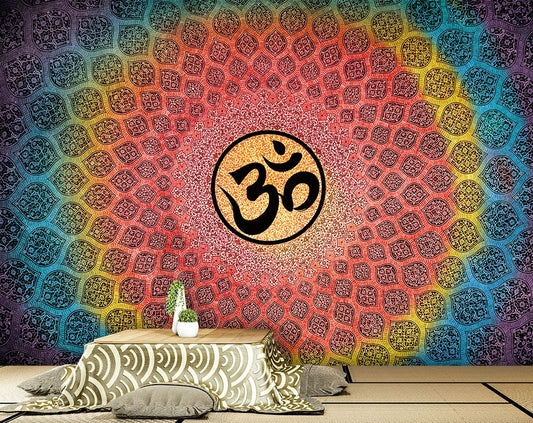 Spiritual OM Symbol Customize Wallpaper