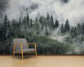 Rain forest mountain wallpaper for bedroom - view 4