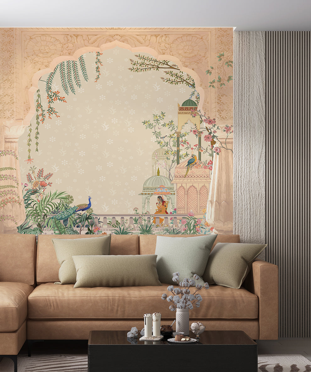 Mughal Garden In Queen Wallpaper