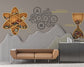 3D library bookshelf wallpaper