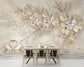 Diamond Flowers And Swan Jewelry Wallpaper
