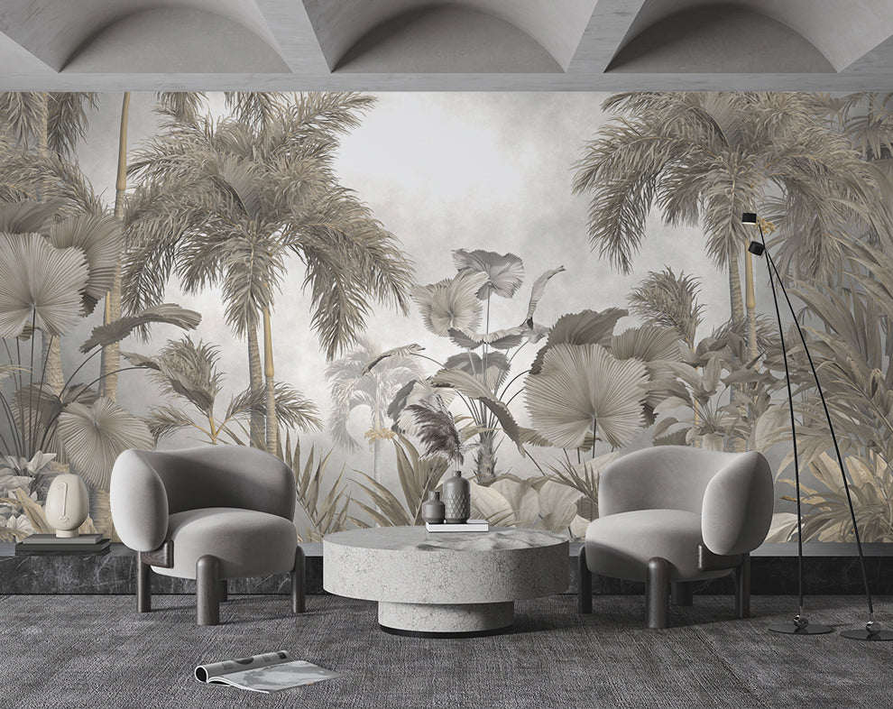 Tropical Palm Forest Wallpaper