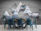 3D geometric triangle wallpaper - view 3