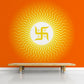 Hindu Swastik Symbol On Sun Wallpaper
