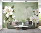 Magnolia flowers botanical wallpaper - view 2