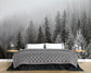 Bedroom - Misty Mountain Forest 3D Landscape Wallpaper