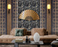 Creative modern 3D bedroom wallpaper - view 3