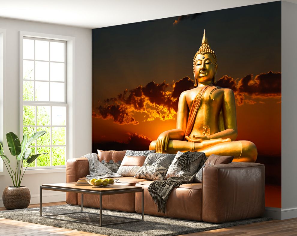 Gautam Buddha Digital Wallpaper for home walls