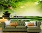 Bamboo water fountain 3D wallpaper - view 6