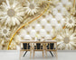 Glitter fabric luxury 3D wallpaper - view 2