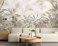 Vintage tropical trees and plants wallpaper - view 3