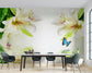 Flowers and butterfly wallpaper - view 2