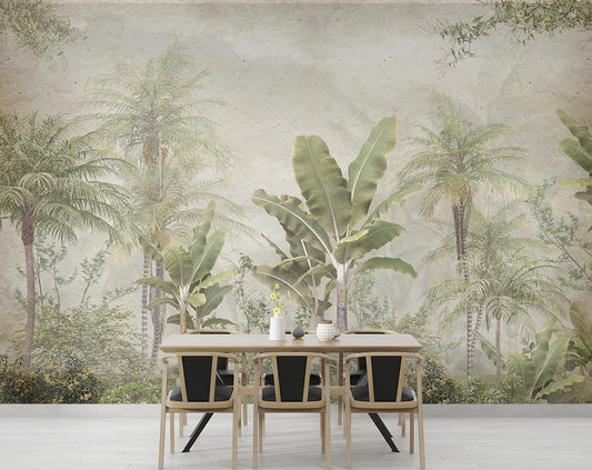 Banana Leaves Plants Jungle Wallpaper