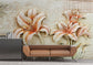 3D Murals Orchids Lily Flowers Wallpaper