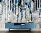 3D abstract design living room wallpaper - view 3