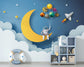 Star Space Wallpaper | Kids Room Wallpaper | Nursery Baby Wallpaper