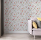 Soft Pink Blossom Floral Wallpaper