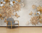 Diamond jewelry style floral wallpaper - view 3