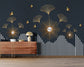 Ginkgo leaves and golden birds wallpaper - view 3