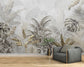 Tropical trees and plants botanical wallpaper - view 3