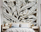Stone art banana tree 3D wallpaper - view 2