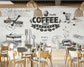 Coffee shop wallpaper for cafe and restaurant wall - view 3