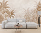 Tropical jungle leaf wallpaper