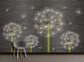 Dandelion flowers floral wallpaper - view 5