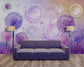 Pink and purple dandelion flowers wallpaper - view 4