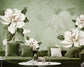 Magnolia flowers botanical wallpaper - view 3