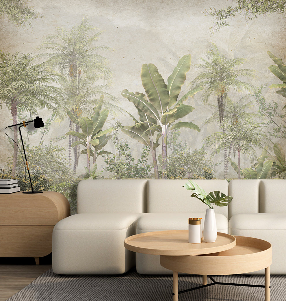 Banana Leaves Plants Jungle Wallpaper