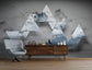 3D geometric triangle wallpaper - view 4