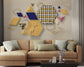 3D geometric design and deer wallpaper - view 3
