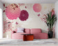 Red flowers decorative wallpaper - view 3