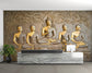 Gautam Buddha 3D wall mural - view 4