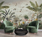 Tropical forest and birds botanical wallpaper - view 5