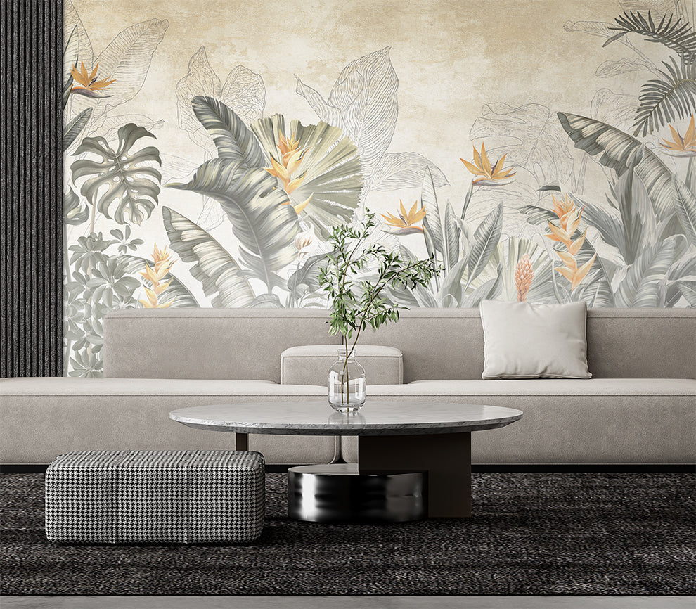 Tropical Paradise Mural Wallpaper